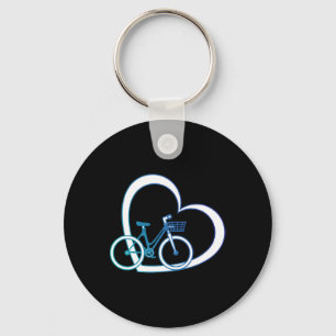 Cooler Mountainbike-Radfahrer-Teenager-Mädchen-Jun Schlüsselanhänger