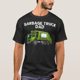 Cooler Müllwagen für Vater Männer Pater Müllabfall T-Shirt