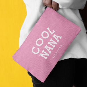 Cooler Muttertag von Nana White Pink Individuelle  Zubehörtasche