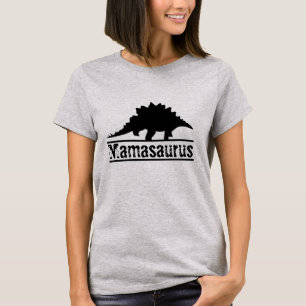 Cooler Name Anpassbare Mamasaurus-Familie Dinosaur T-Shirt