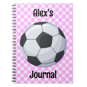 Cooler Name des Ball Art Rosa Journal Notizblock