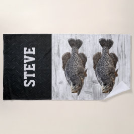 Cooler Name des Langusten Strandtuch
