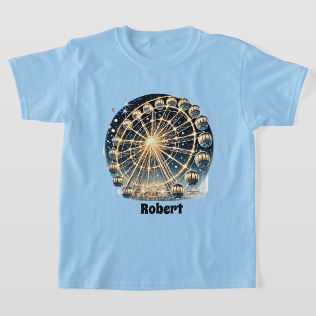 Cooler Name des Riesenrads T-Shirt (Ablage )