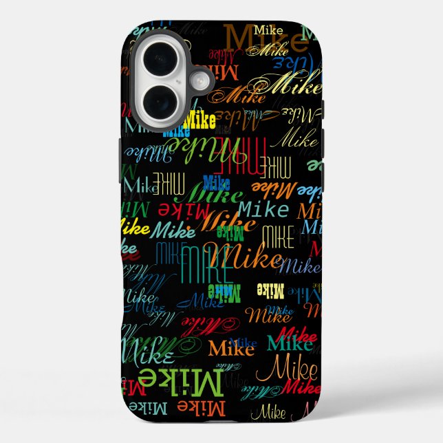 Cooler Name Personalisiert Case-Mate iPhone Hülle (Rückseite)