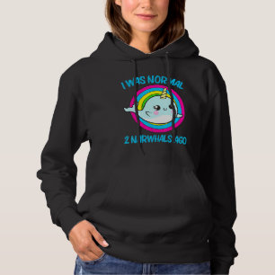 Cooler Narwhal für Männer Frauen Rainbow Tusk Sea Hoodie