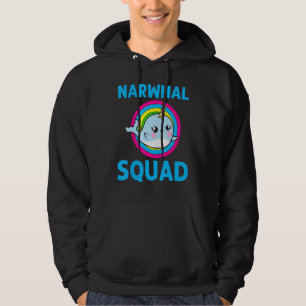 Cooler Narwhal für Männer Frauen Rainbow Tusk Sea Hoodie