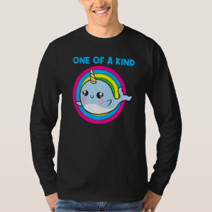 Cooler Narwhal für Männer Frauen Rainbow Tusk Sea  T-Shirt