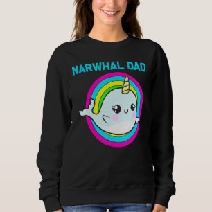 Cooler Narwhal für Vater Pater Rainbow Tusk Sea Un Sweatshirt