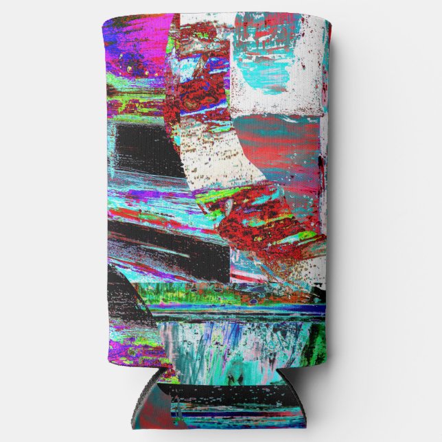 Cooler – Neon Pulse Selters Dosenkühler (Vorderseite)