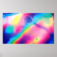 Cooler Neon Unicorn Holografischer Hintergrund