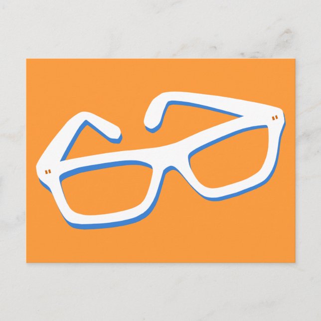 Cooler Nerd Postkarte (Vorderseite)