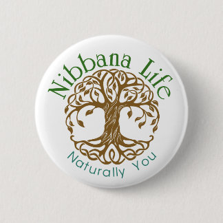 Cooler Nibbana Lebenknopf Button