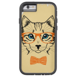 Cooler Niedlicher Cat Hipster Case-Mate iPhone Hülle