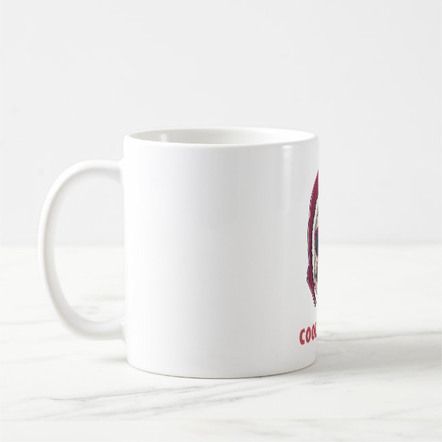 Cooler Niedlicher Mops Kaffeetasse (Links)