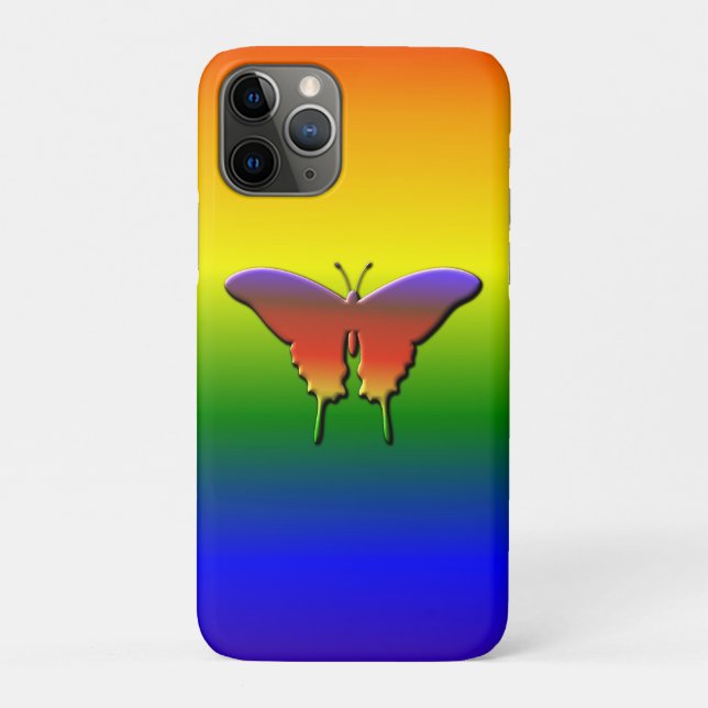 Cooler Niedlicher Schmetterling Case-Mate iPhone Hülle (Rückseite)