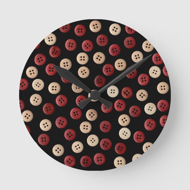 Cooler Niedlicher Spaß einzigartig Runde Wanduhr (Vorderseite)