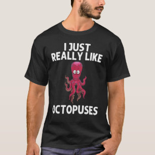 Cooler Oktopus Für Männer Frauen Meer Leben Ozean T-Shirt