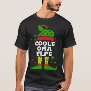 Cooler Oma-Elf-Partner sieht Familienoutfit Christ T-Shirt