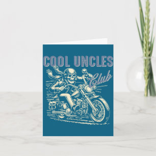 Cooler Onkel Club Biker Onkel Retro Onkel Reiten M Karte