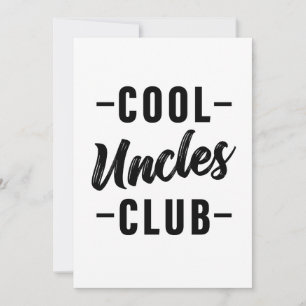 Cooler Onkel Club Dankeskarte