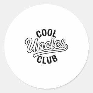 Cooler Onkel Club Onkel Immer Lustig Cket Vatertag Runder Aufkleber