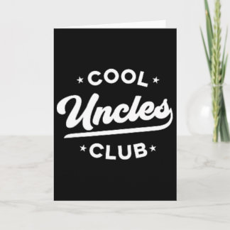 Cooler Onkel Club Retro - Bester Onkel Ever Lustig Karte
