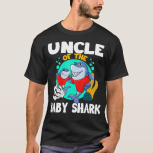 Cooler Onkel der sonnenverwöhnten Baby-Shark-Match T-Shirt