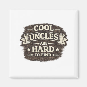 Cooler Onkel Zitat – Vintage Lustiges Geschenkdesi Magnet