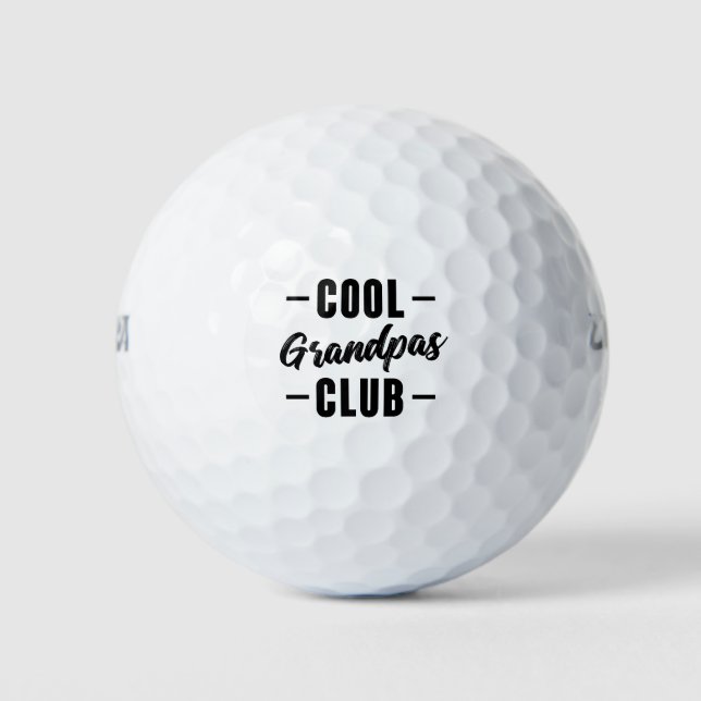 Cooler Opa Club Golfball (Vorderseite)