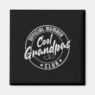 Cooler Opa Club Offizielles Mitglied Vintage Magnet