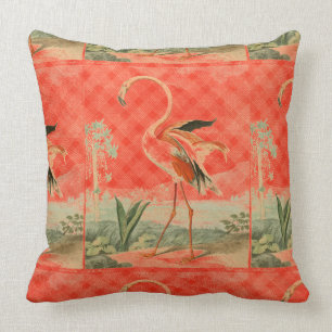 Cooler orange Flamingo Kissen