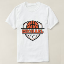 Cooler Orangenschwarzer Basketball
