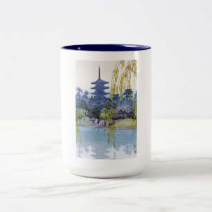 Cooler orientalischer Japaner Yoshida See Zweifarbige Tasse