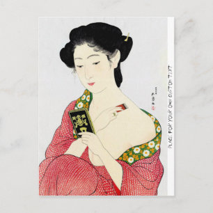 Cooler orientalischer japanischer Klassiker Postkarte