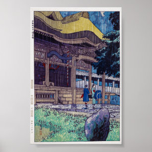 Cooler orientalischer Shiro Kasamatsu Rainy Day Poster