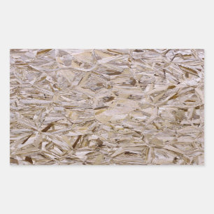 Cooler OSB Bau-Sperrholz-Beschaffenheits-Druck Rechteckiger Aufkleber