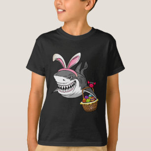 Cooler Osterhai-Oster-Skizze Hasenohren Frohe Oste T-Shirt