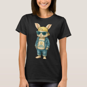 Cooler Osterhase mit Sonnenbrille für Jungen Teens T-Shirt