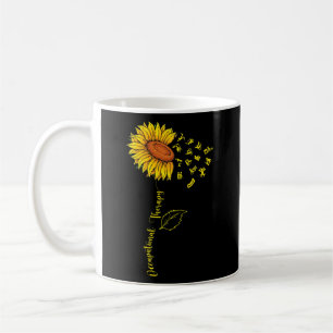 Cooler OTA-Therapeut für Sonnenblumen Kaffeetasse