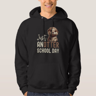 Cooler Otter Für Jungen Mädchen Männer Kinder Vint Hoodie