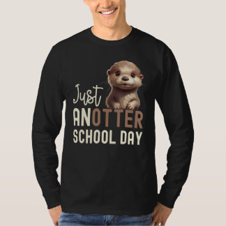 Cooler Otter Für Jungen Mädchen Männer Kinder Vint T-Shirt