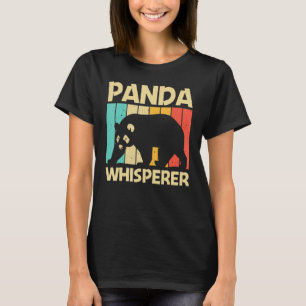 Cooler Panda für Männer Frauen Panda Bär Tier Zook T-Shirt