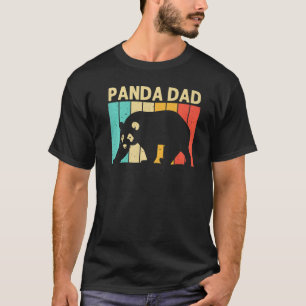 Cooler Panda Für Papa Vater Panda Bär Tier Zoobetr T-Shirt