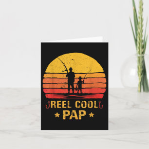Cooler Pap Fishing Fathing Day Karte