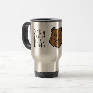 Cooler Papa-Bär Reisebecher