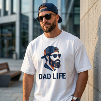 Cooler Papa mit Cap-Sonnenbrille T-Shirt