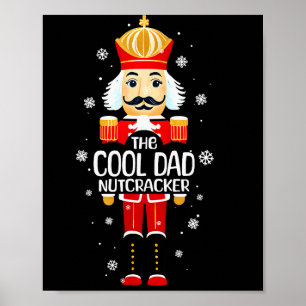 Cooler Papa Nussknacker Lustige Weihnachtsfamilie Poster