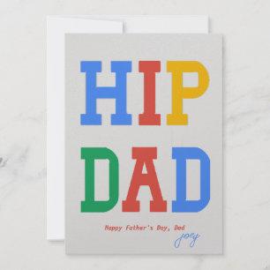 Cooler Papa, personalisierte Vatertagskarte für Pa Einladung