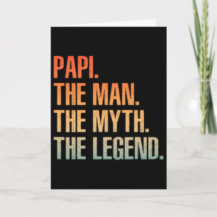 Cooler Papi für Männer Vater Opa Mann Mythos Legen Karte