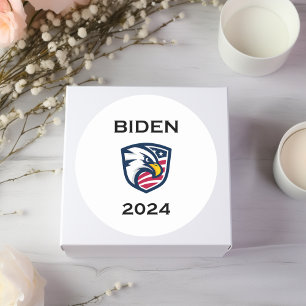 Cooler Patrioter Joe Biden 2024 Election Eagle Runder Aufkleber